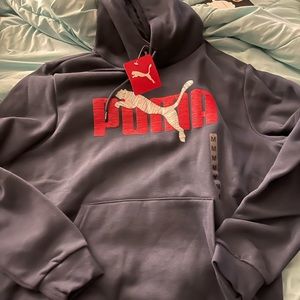 Navy blue PUMA hoodie